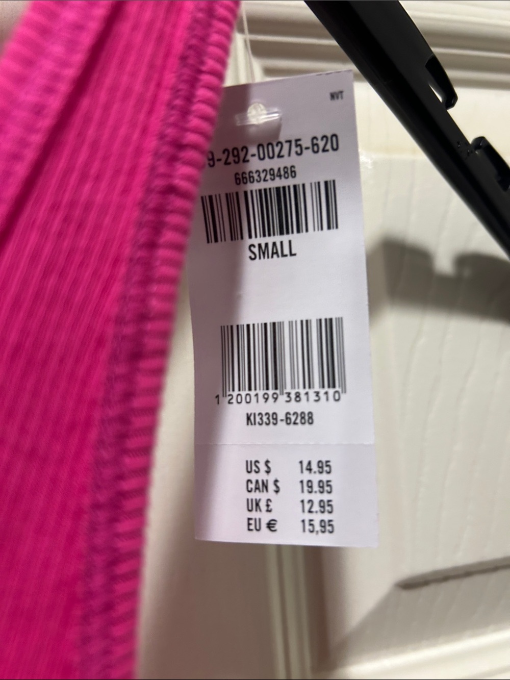 Hollister Hot Pink Ribbed Racerback Tank - Picture 2 of 5
